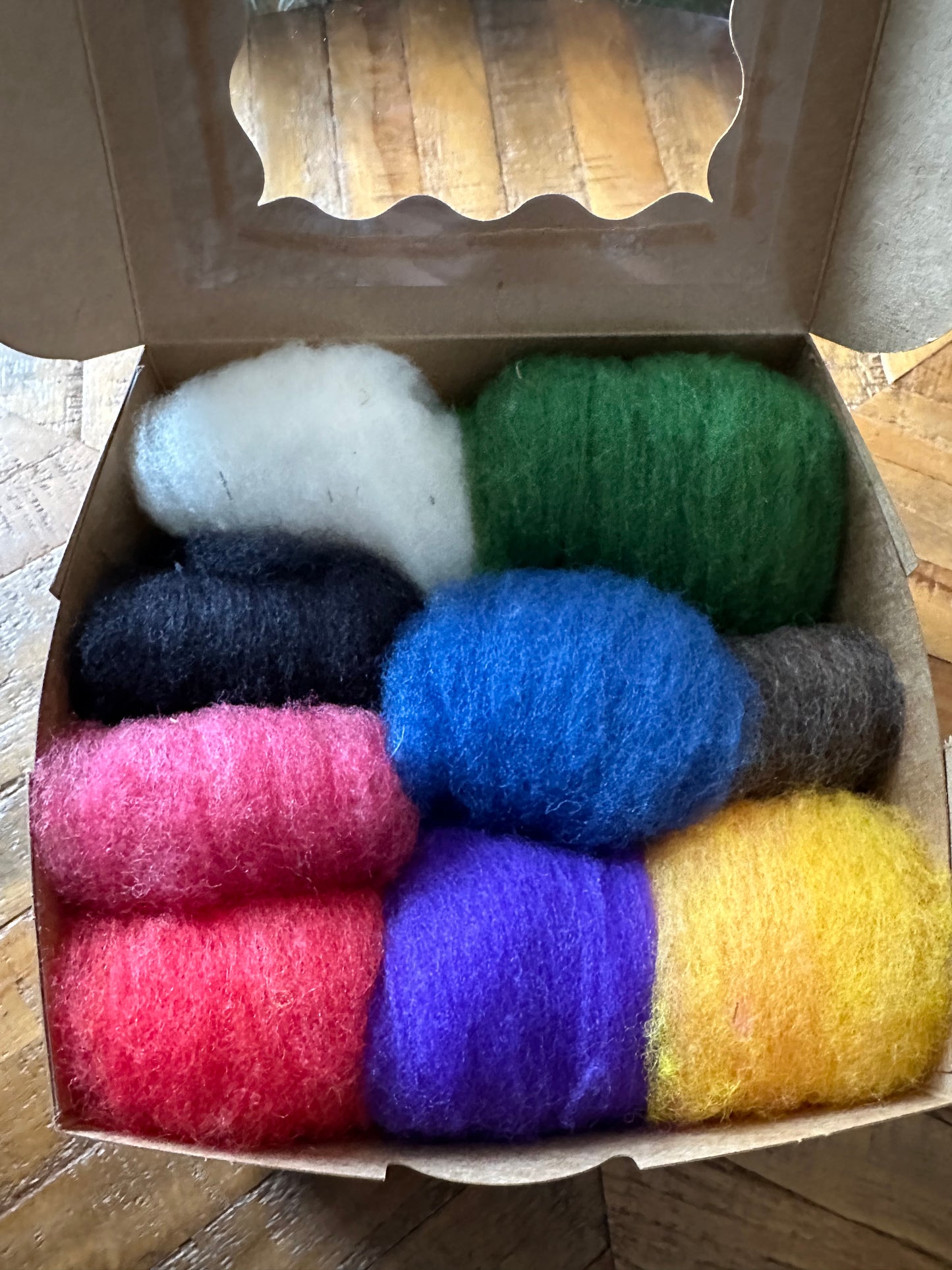 Boîte de fibres pour feutrage