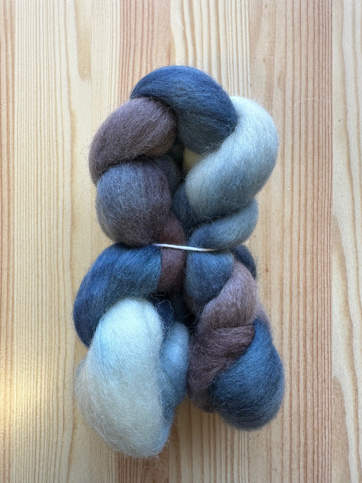 Corriedale Braids - Hand Dyed