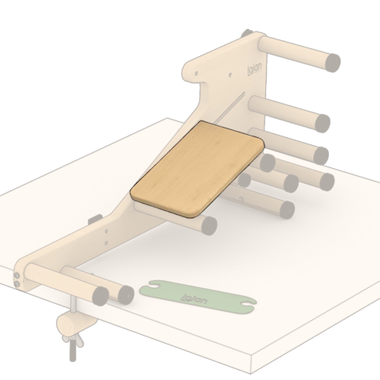 Lojan - Planche pour tissage aux cartes