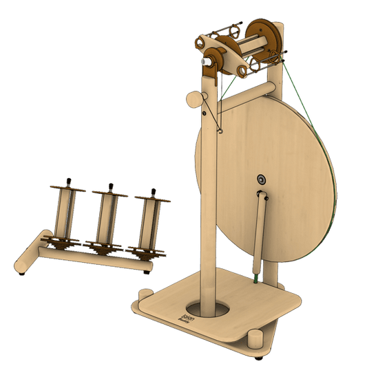 Lojan - Buddy Spinning Wheel Wide Treadle