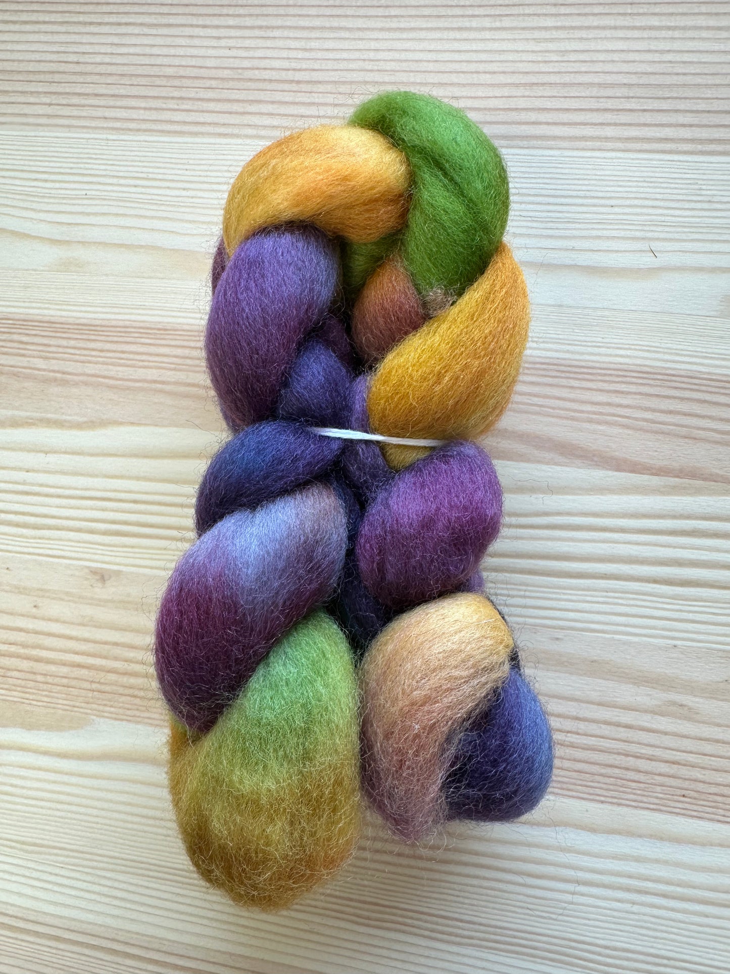 Corriedale Braids - Hand Dyed