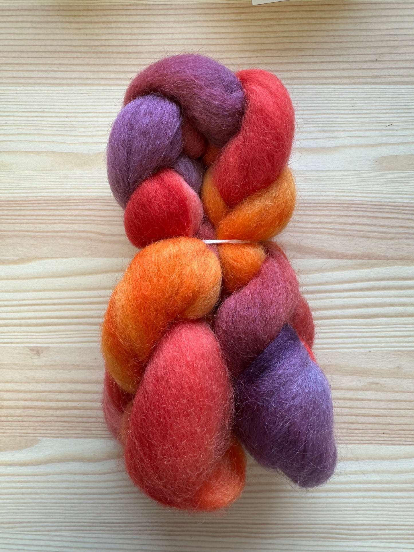 Corriedale Braids - Hand Dyed