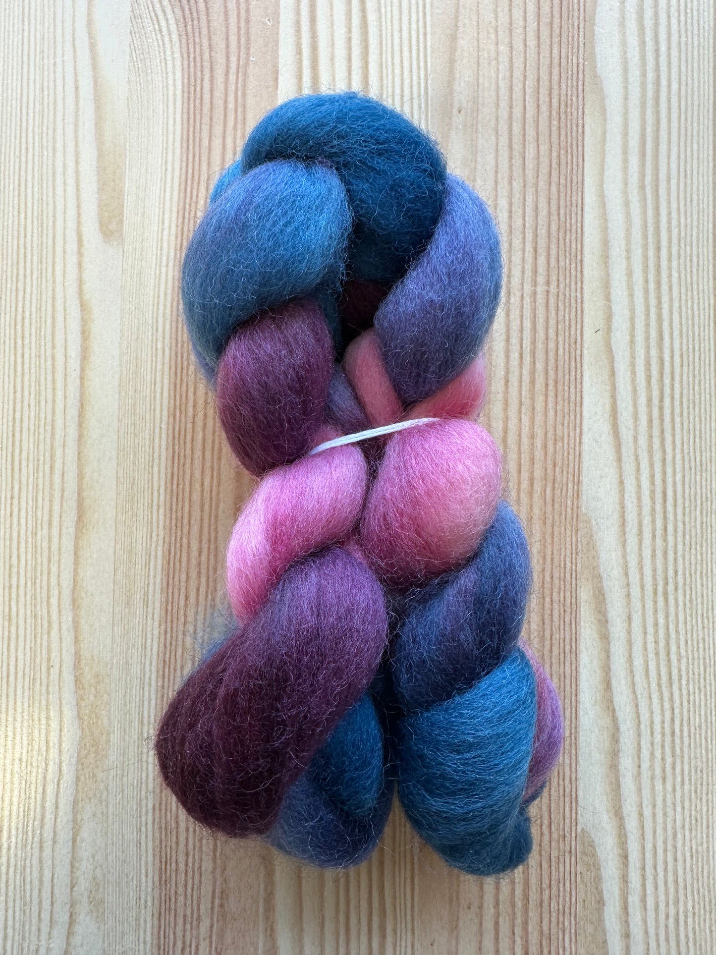 Corriedale Braids - Hand Dyed